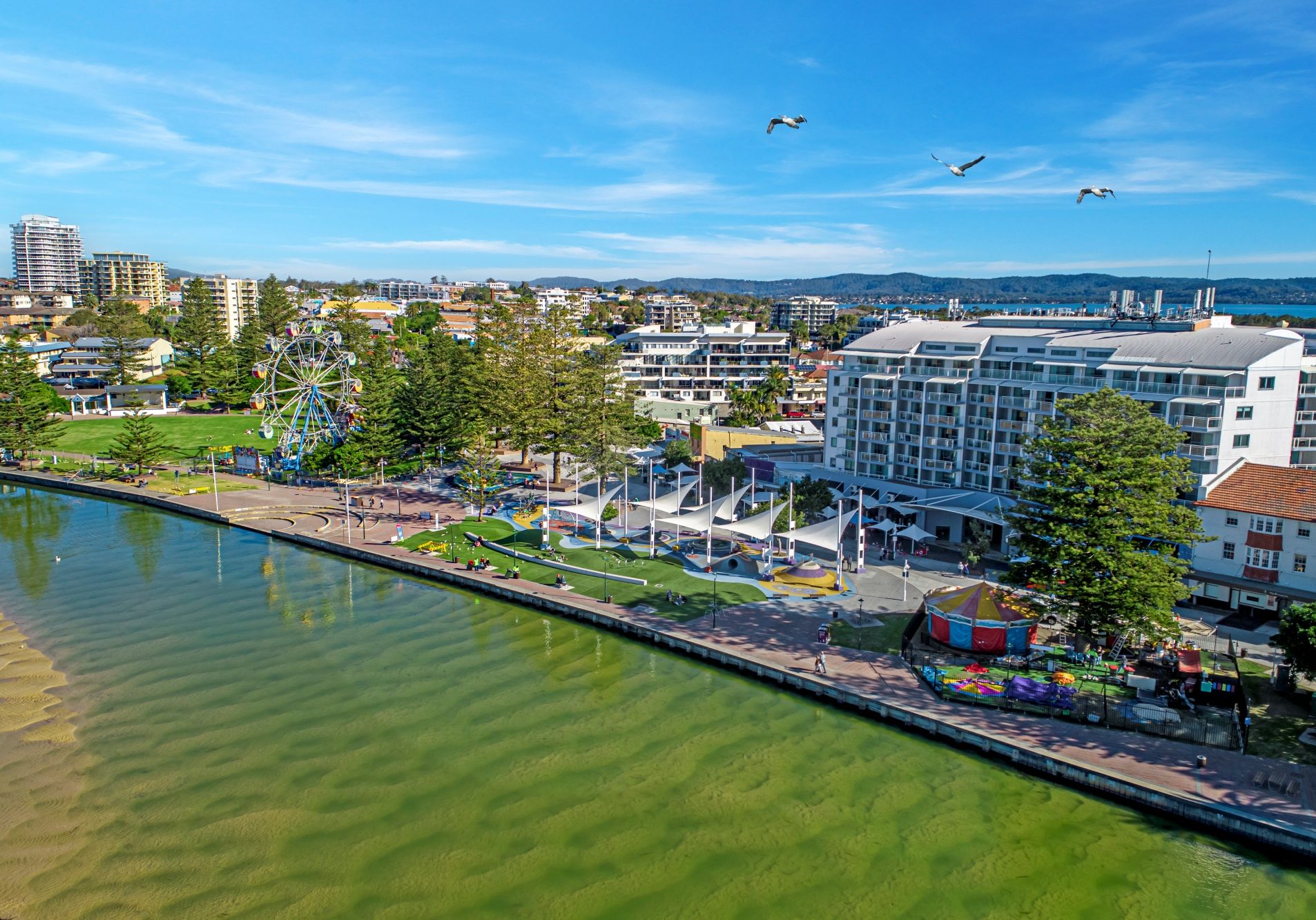 the-entrance-nsw-foreshore-aerial
